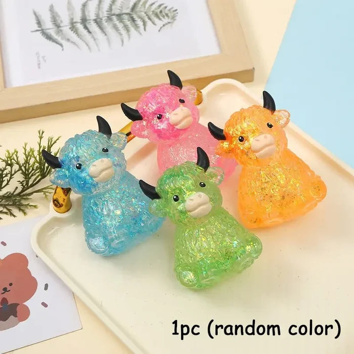 Glitter Fill Dumpling Squishy Toy Set