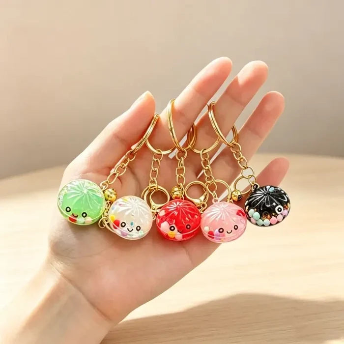 Glitter Sand Dumpling Keychain