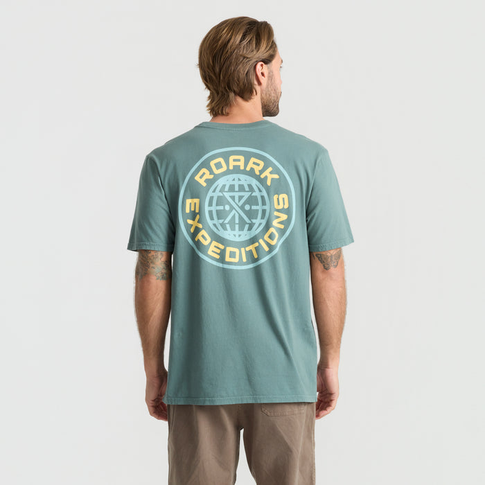 Active shirt designed for adventure, featuring durability and comfort, ideal for travel and outdoor activities by Roark.
