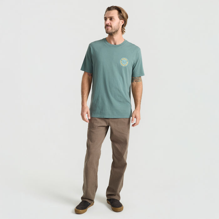 Close-up of an active shirt featuring visible waist and pocket detailing, ideal for adventure and travel