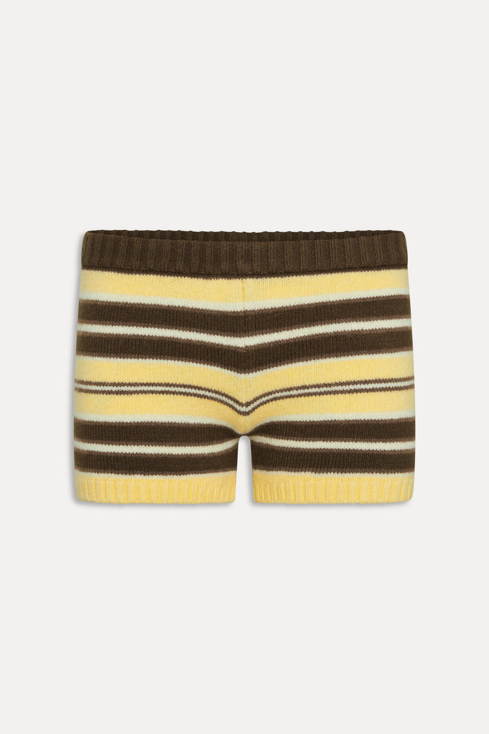 Graham Brushed Knit Mini Short - Toasted Oat