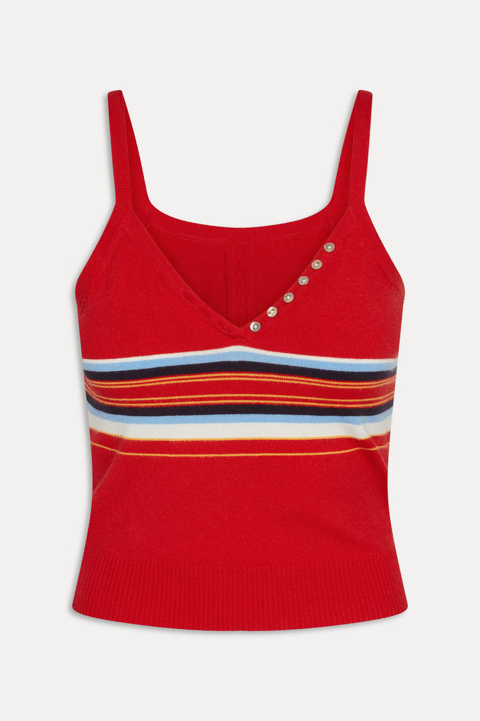 Graham Knit Tank - Ember Stripe