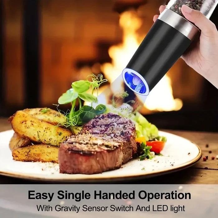 Gravity Electric Salt and Pepper Grinder