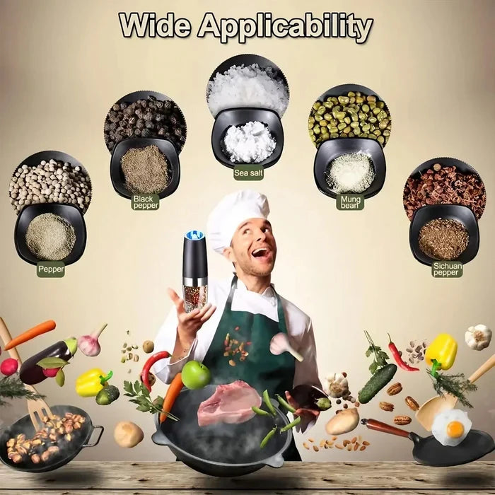 Gravity Electric Salt and Pepper Grinder