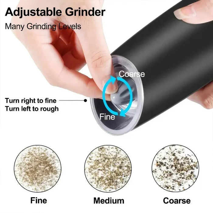 Gravity Electric Salt and Pepper Grinder
