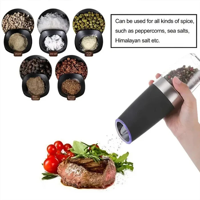 Gravity Electric Salt and Pepper Grinder