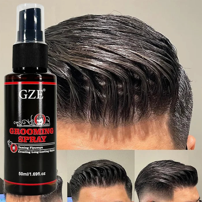 GZE All-In-One Grooming Spray For Man - Leave-In Conditioner & Detangler for Hair & Beard