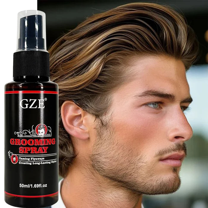 GZE All-In-One Grooming Spray For Man - Leave-In Conditioner & Detangler for Hair & Beard