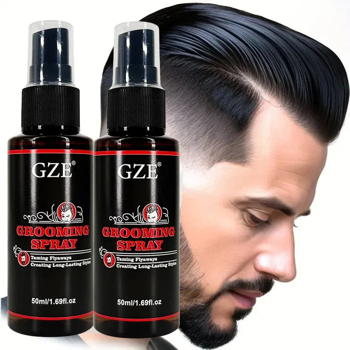 GZE All-In-One Grooming Spray For Man - Leave-In Conditioner & Detangler for Hair & Beard
