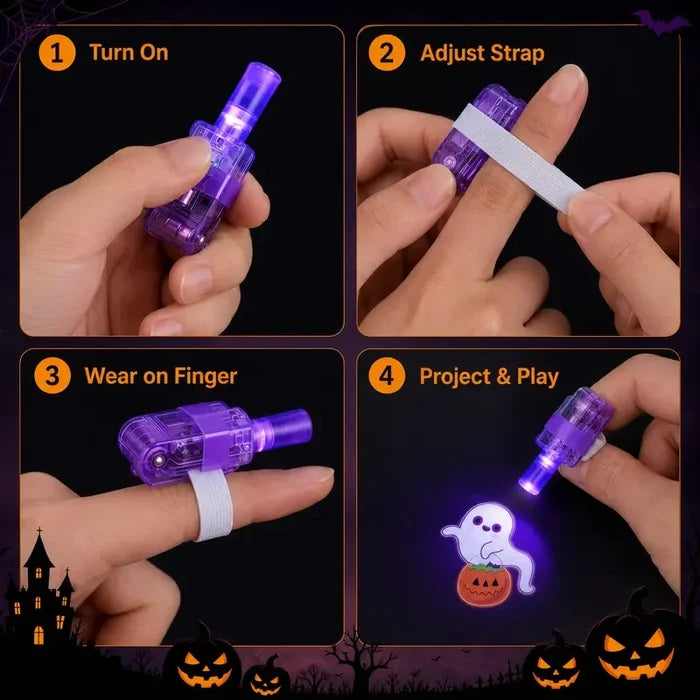 Halloween LED Projector Rings