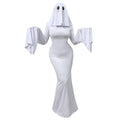 Halloween New Ghost Mother Cos Dress Lady Apricot Same Style Sexy Backless dress