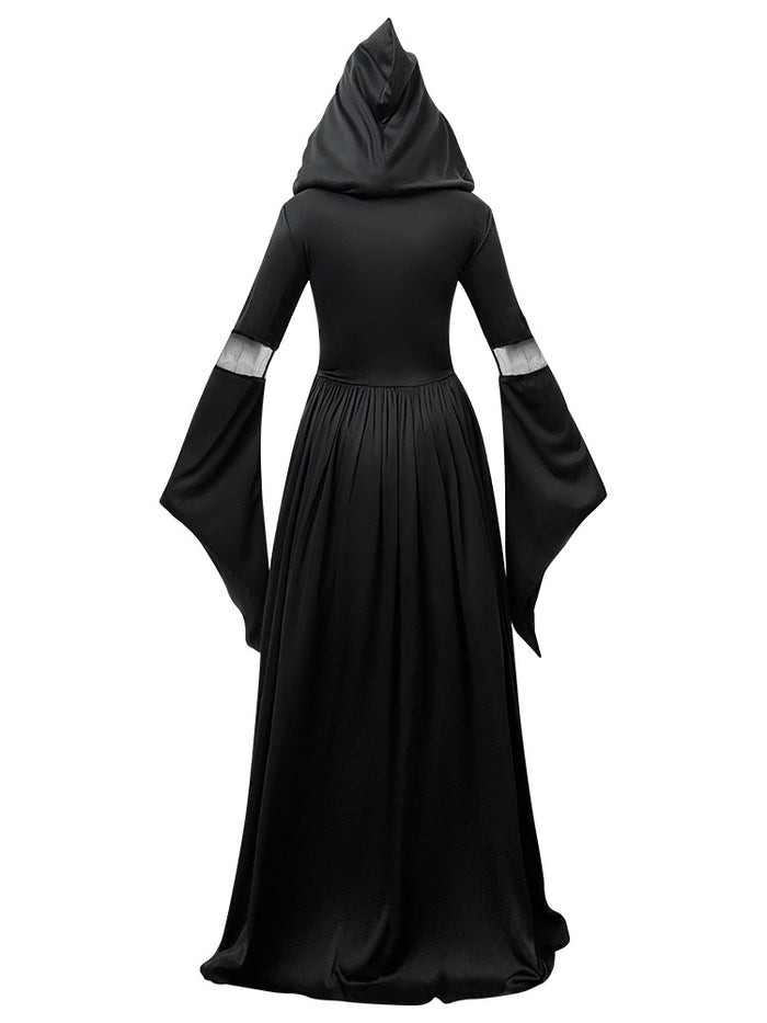 Halloween Witch Dress Hooded