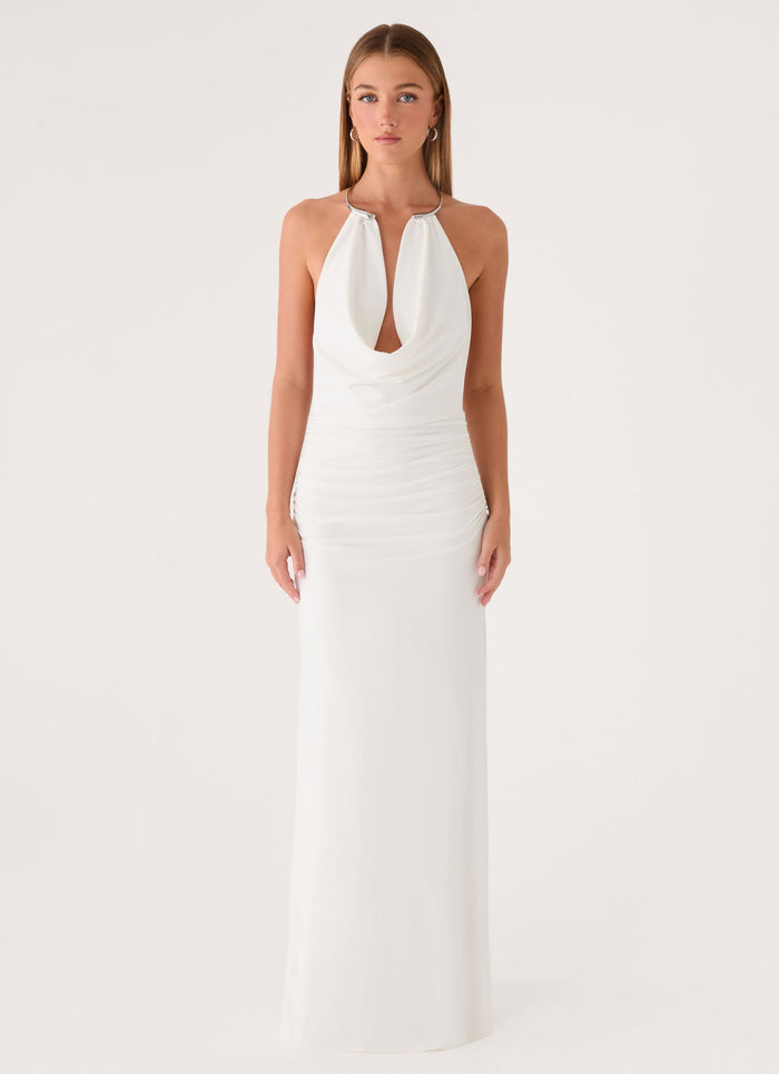 Hena Maxi Dress - White