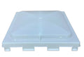 White Plastic Jensen RV Roof Vent Cover J291RWH-C - Top View | United RV Parts