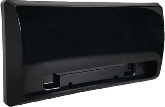 Black Hengs RV Range Exhaust Vent Cover J116BK - Exterior View | United RV Parts