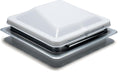 White Hengs RV Roof Vent 14x14 with Galvanized Base - Exploded View | United RV Parts