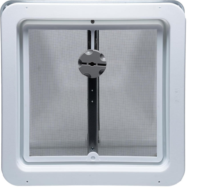 Hengs RV Roof Vent Interior View with Screen and Crank Handle | United RV Parts