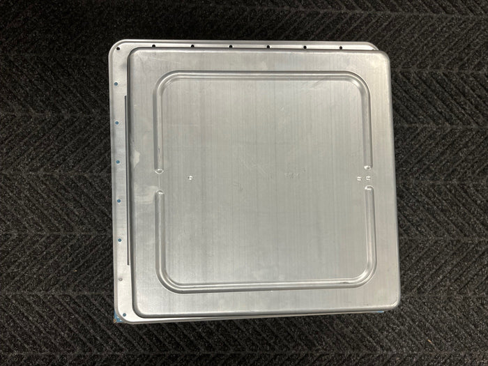 Galvanized Metal RV Roof Vent 75111-C1 - Bottom Base View | United RV Parts