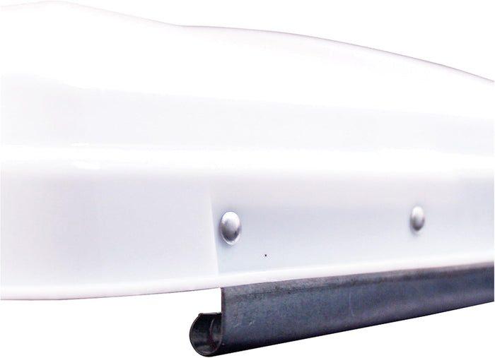 White RV Vent Replacement Lid - Side Detail with Mounting Holes | United RV Parts
