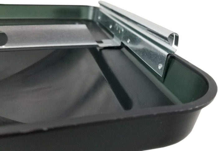 Smoke Plastic RV Roof Vent Lid 90112A-C1 - Close-up Slide Bar Detail | United RV Parts