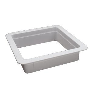 Hengs | RV Roof Vent Trim Ring/Garnish | 90094 | 90094B | 4" Vertical Leg | White
