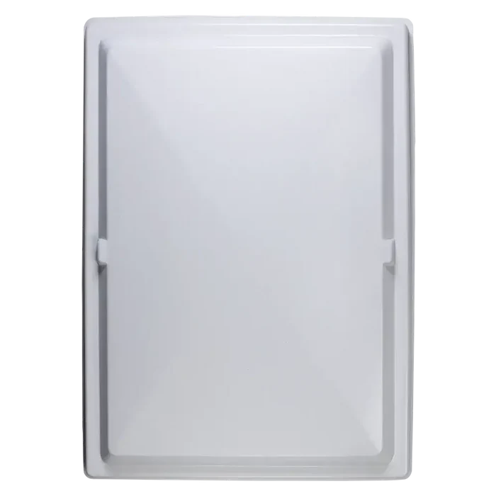 White Plastic RV Emergency Escape Hatch Replacement Lid 90088-C1 - Top View | United RV Parts