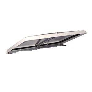 Hengs 90088-C1 RV Escape Hatch Replacement Lid Shown Open - Side Angle View | United RV Parts