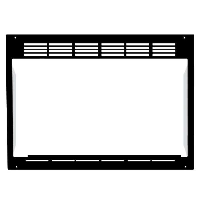 Black Metal EM925AWW Microwave Trim Kit - Front View | United RV Parts