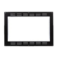 Black Metal High Pointe Microwave Trim Kit - Front View | United RV Parts
