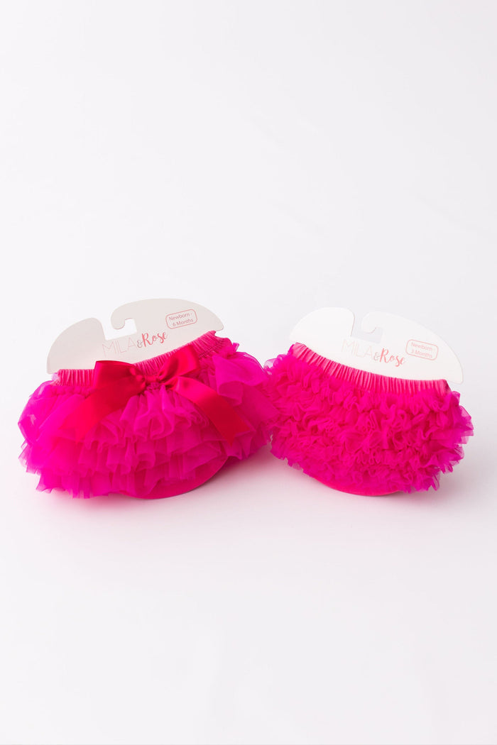 Hot Pink Ruffle Bum Bloomer-Mila & Rose ®