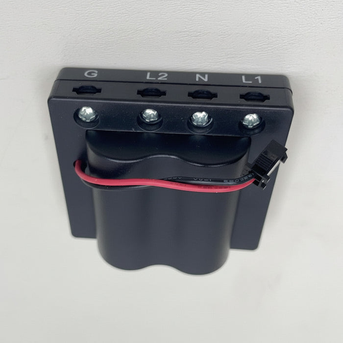 Black Hughes RSM50W Power Watchdog Surge Module - Angle View with Wiring | United RV Parts