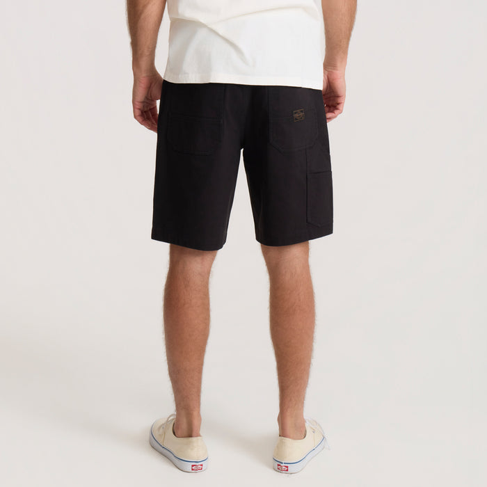 Black Bermuda shorts perfect for adventure and outdoor travel by Roark