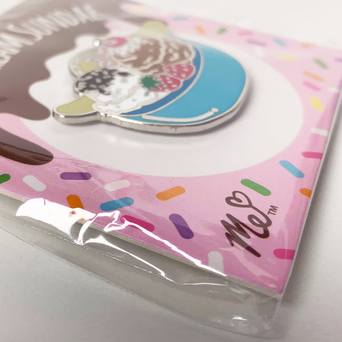 Ice Cream Sundae Hard Enamel Pin