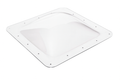Clear White Polycarbonate RV Skylight 14x14 Bubble Dome - Angled Top View | United RV Parts