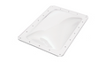 Clear White Icon RV Skylight 14x22 4-Inch Bubble SL1422C - Angled View | United RV Parts