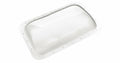 Clear Polycarbonate RV Skylight Dome 16x27 5-Inch Bubble - Top Angle View | United RV Parts