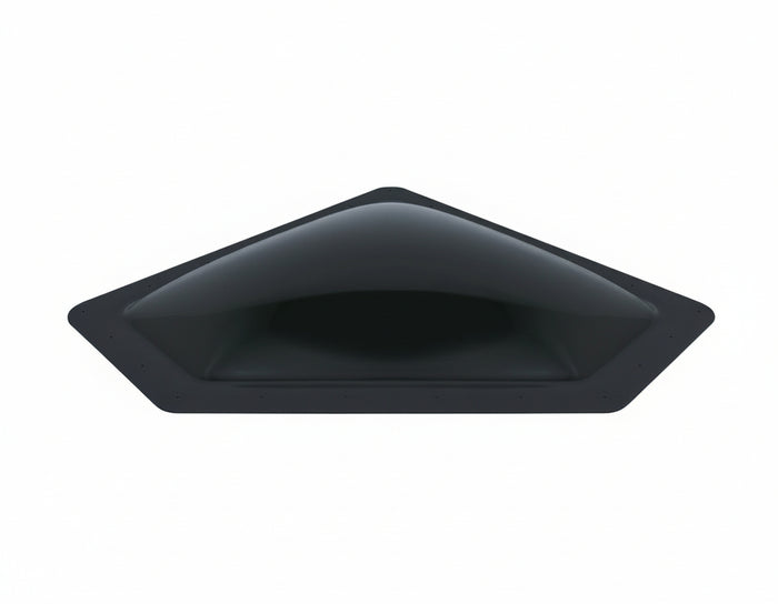 Dark Smoke Polycarbonate Neo-Angle RV Skylight 22x9 - Top View | United RV Parts