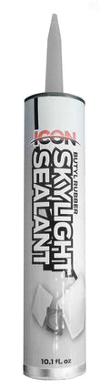 White Icon Butyl Rubber Skylight Sealant Tube - Front View | United RV Parts