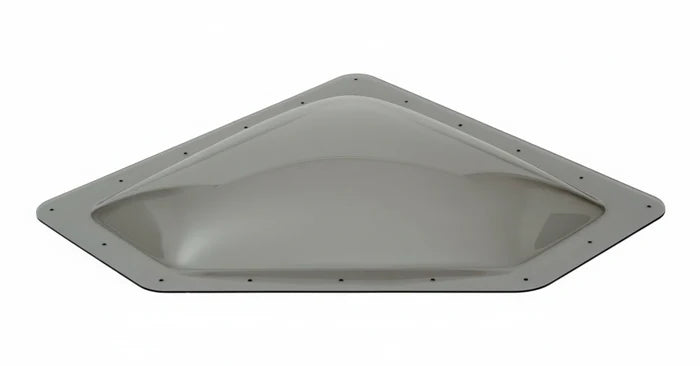 Smoke Neo-Angle RV Skylight Dome 20x8 - Top Angle View | United RV Parts