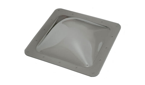 Smoke Polycarbonate RV Skylight 14x14 4-Inch Bubble - Top Angle View | United RV Parts