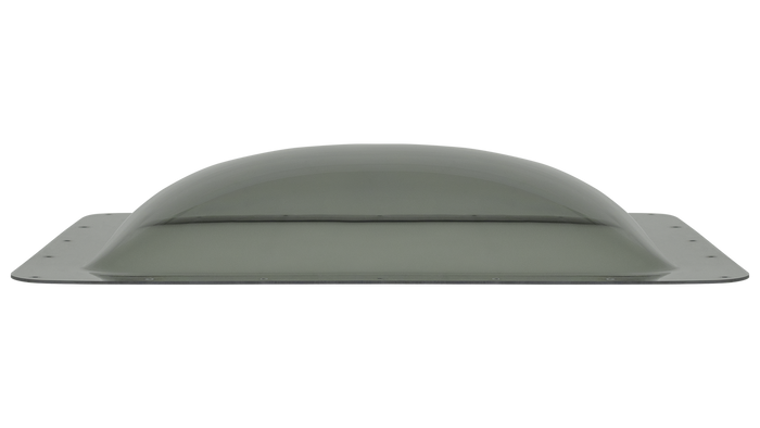 Smoke RV Skylight 14x22 4-Inch Bubble Dome - Side Profile View | United RV Parts