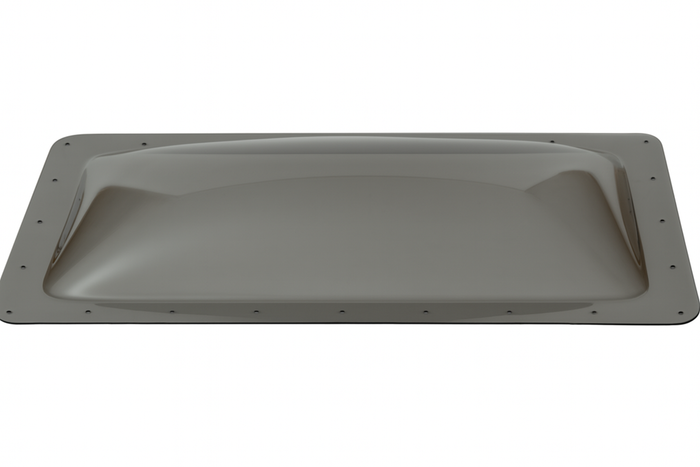 Smoke Polycarbonate RV Skylight 14x30 - Top View | United RV Parts