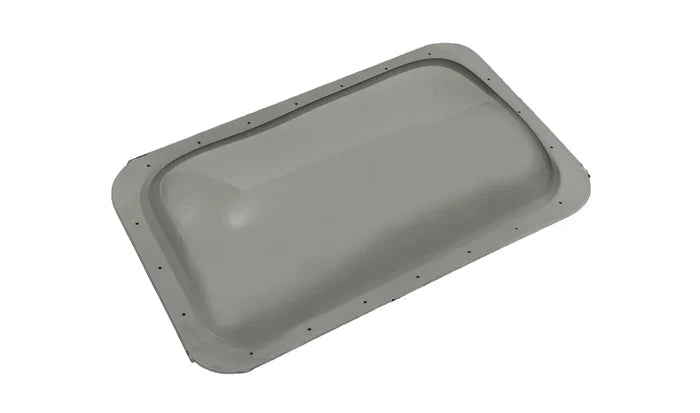 Smoke Gray Polycarbonate RV Skylight Dome 16x27 Bubble - Top Angle View | United RV Parts