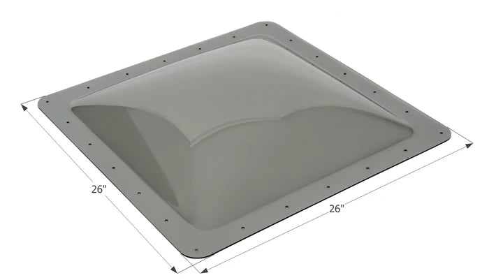 Smoke Icon SL2222S RV Skylight Dome with 26x26 Dimensions - Angled View | United RV Parts