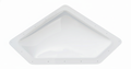 White Polycarbonate Neo-Angle RV Skylight 20x8 - Top View | United RV Parts