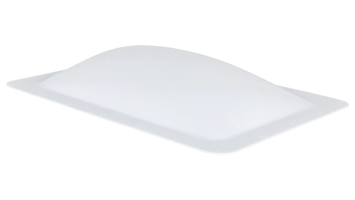White Icon Direct RV Skylight 14x22 Dome - Side Angle View | United RV Parts