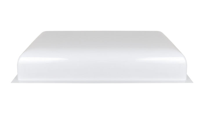 White Polycarbonate RV Skylight Dome 20x32 SL2032W - Front Profile View | United RV Parts