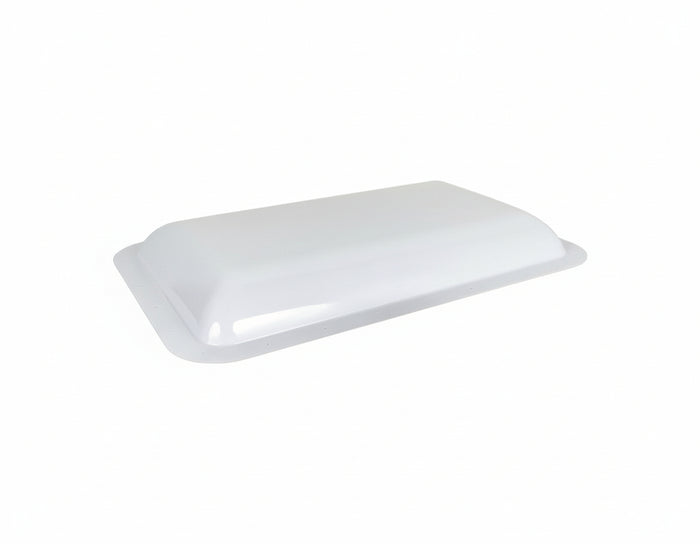 White Polycarbonate RV Skylight 21x36 Bubble Dome - Angled View | United RV Parts