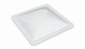 White Polycarbonate RV Skylight Dome 22x22 - Angled Top View | United RV Parts