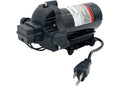 Black InVision 320-6000 RV Fresh Water Pump 3.3 GPM 45 PSI - Angled View | United RV Parts